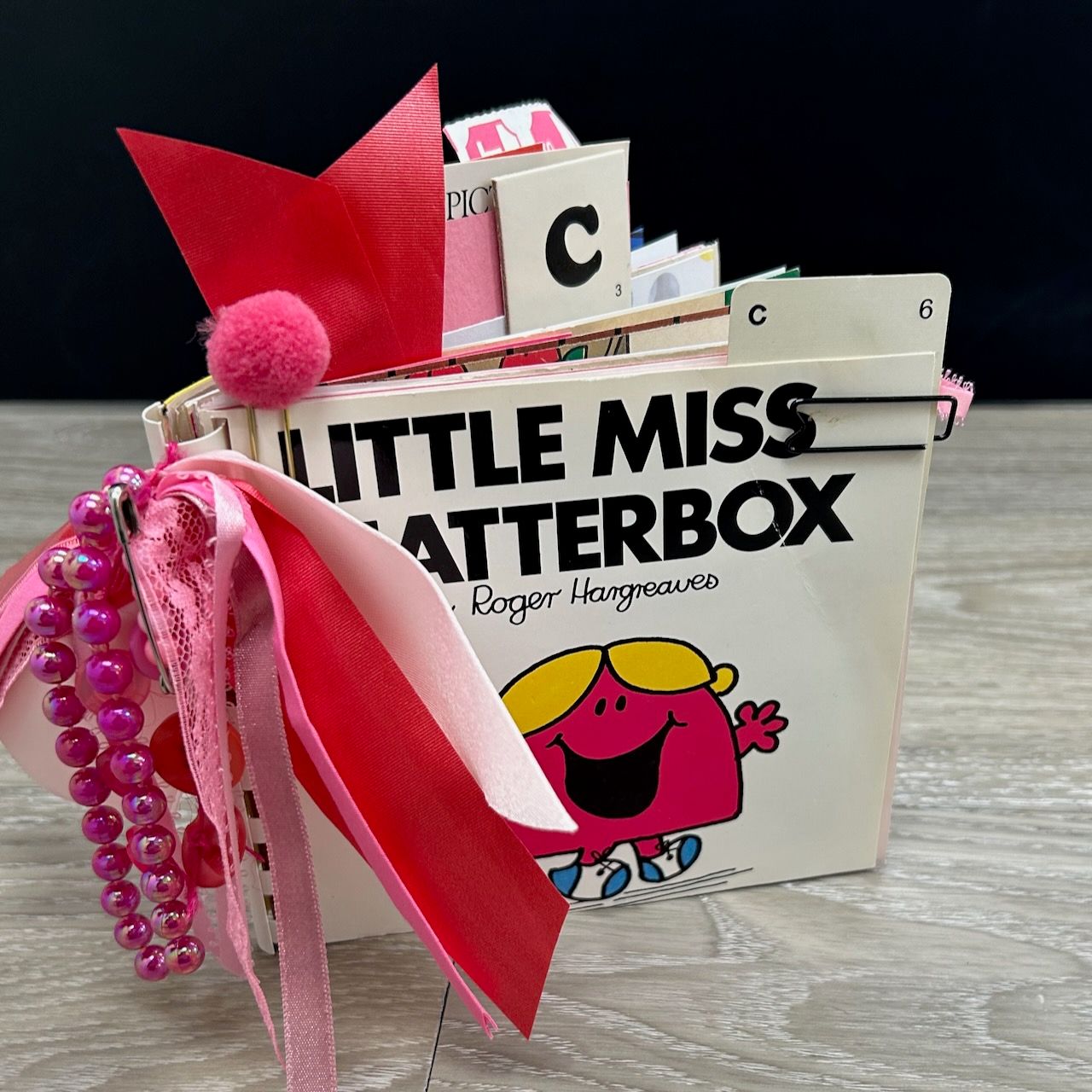 Little Miss Chatterbox - Handmade Junk Journal