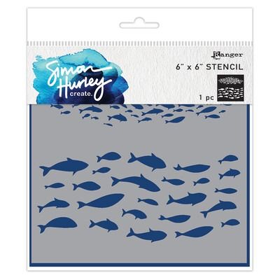 Fish Frenzy - Stencil