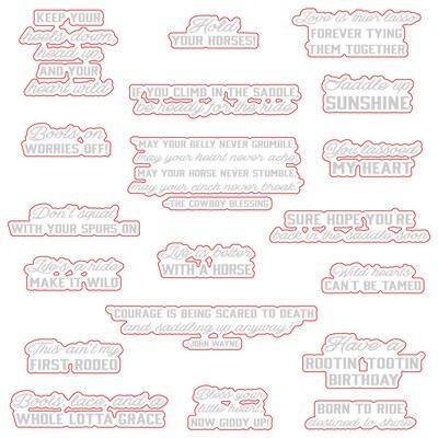Saddle Up - Coordinating Honey Cuts Die Set