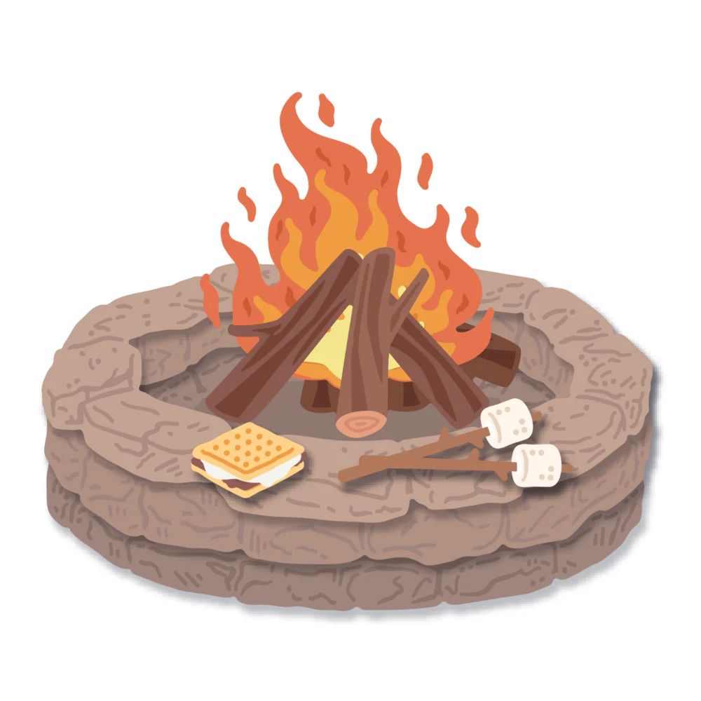 Lovely Layers: Firepit - Honey Cuts Die Set