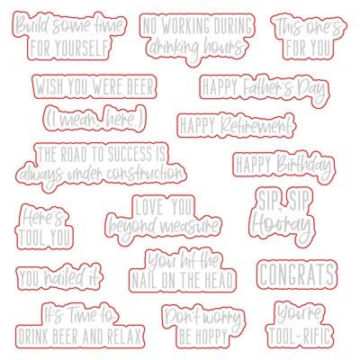 Nailed It - Coordinating Honey Cuts Die Set