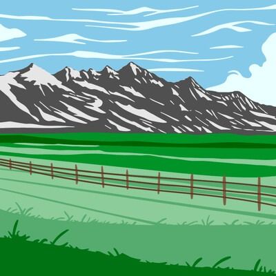 Range Scene - Layering Stencil Set