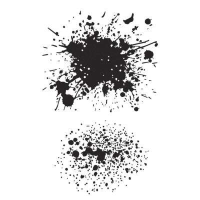 Splatters - BetterPress Plate