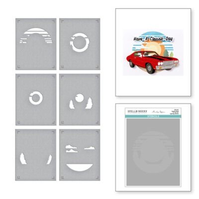Scenic Drive - Stencil Set - Classic Road Legends Collection