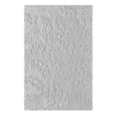 Floral Fans - 3D Embossing Folder