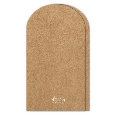Arch Card Bases - Kraft - Basic Collection