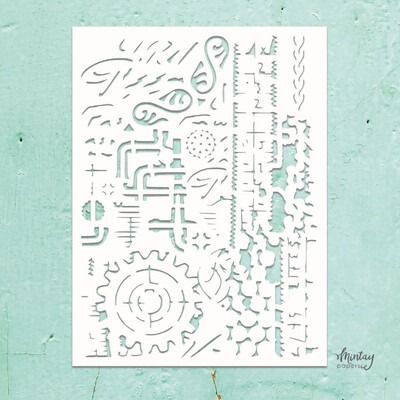 Mixed 11 - Mintay Kreativa Stencil