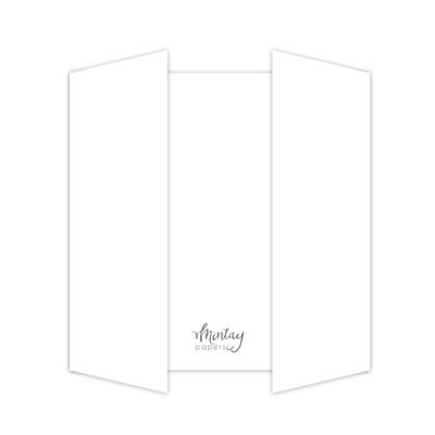 Gate Fold Card Bases - White - Basic Collection