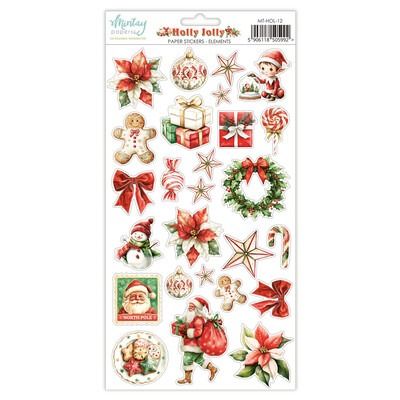 Elements - 6x12 Paper Stickers - Holly Jolly Collection