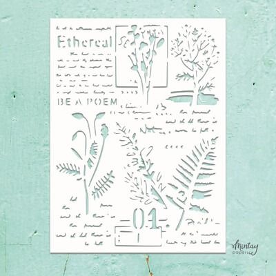 Mixed 8 - Mintay Kreativa Stencil