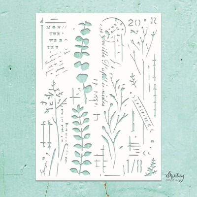 Mixed 9 - Mintay Kreativa Stencil