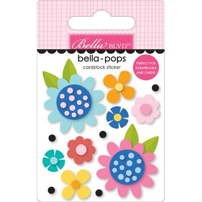 Hello Beautiful - Bella-pops 3D Cardstock Sticker - Documented Collection