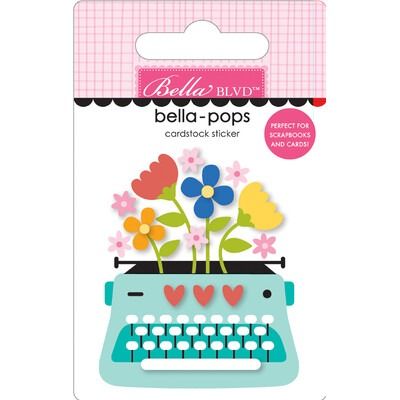 Here&#39;s The Story - Bella-pops 3D Cardstock Sticker - Documented Collection