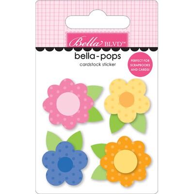Blossoms - Bella-pops 3D Cardstock Sticker - Love Grows Here Collection