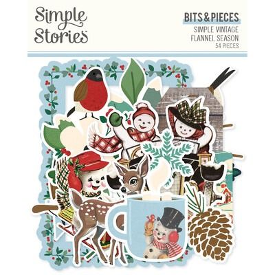 Bits &amp; Pieces - Simple Vintage Flannel Season Collection
