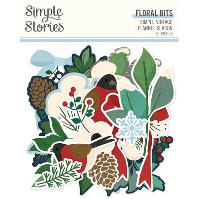 Floral Bits &amp; Pieces - Simple Vintage Flannel Season Collection