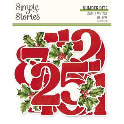 Number Bits &amp; Pieces - Simple Vintage Believe Collection