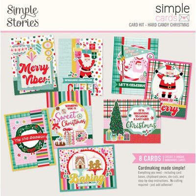 Simple Cards Card Kit - Hard Candy Christmas Collection