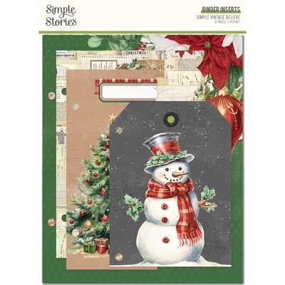 6x8 Binder Inserts - Simple Vintage Believe Collection