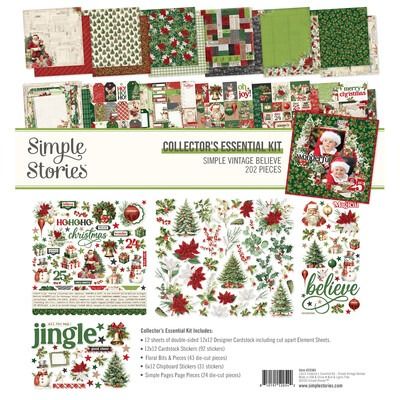 12x12 Collector&#39;s Essential Kit - Simple Vintage Believe Collection