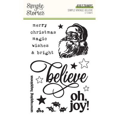 Clear Stamp Set - Simple Vintage Believe Collection