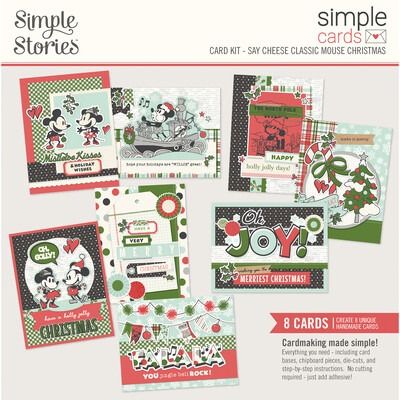 Simple Cards Card Kit - Say Cheese Classic Mouse Christmas Collection