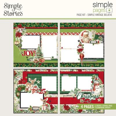 Simple Pages Page Kit - Simple Vintage Believe Collection