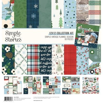 12x12 Collection Kit - Simple Vintage Flannel Season Collection