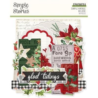 Ephemera - Simple Vintage Believe Collection