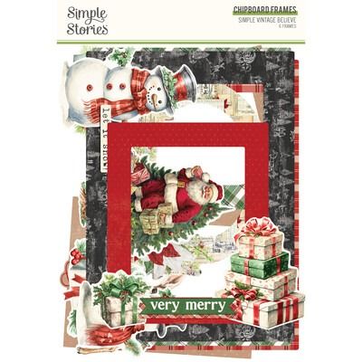 Chipboard Frames - Simple Vintage Believe Collection