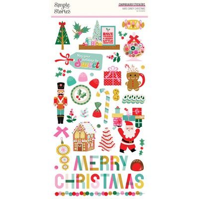 6x12 Chipboard - Hard Candy Christmas Collection