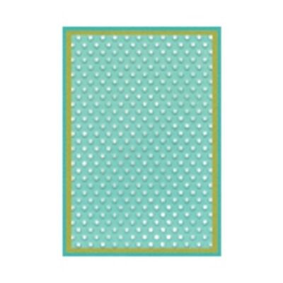 Rock the Dots - 3D Textured Impressions Embossing Folder w/A6 Stencil