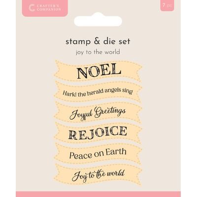 Joy to the World - Clear Stamp &amp; Die Set - Joyous Angel Collection
