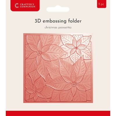 Christmas Poinsettia - 3D Embossing Folder