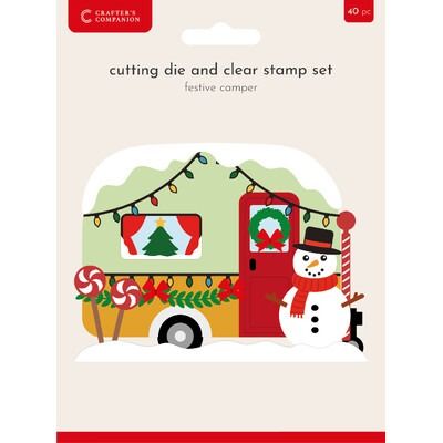 Festive Camper - Clear Stamp &amp; Die Set