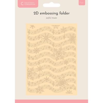 Joyful Music - 2D Embossing Folder - Joyous Angel Collection