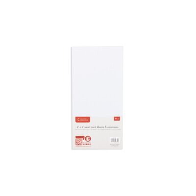 White &amp; Ivory - 6x6 Pearl Card &amp; Envelope Pack