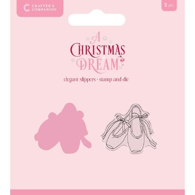 Elegant Slippers - Clear Stamp &amp; Die Set - A Christmas Dream Collection