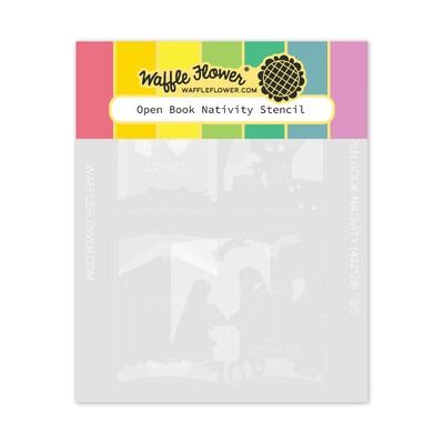 Open Book Nativity - Stencil Set
