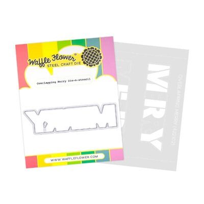 Overlapping Merry - Die-n-stencil Set
