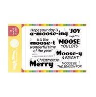 A-moose-ing Sentiments - Clear Stamp Set
