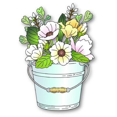 Garden Pail Bouquet - Die Set