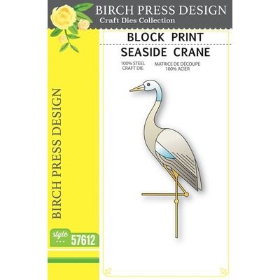 Seaside Crane - Block Print - Die Set