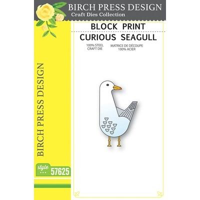 Curious Seagull - Block Print - Die Set