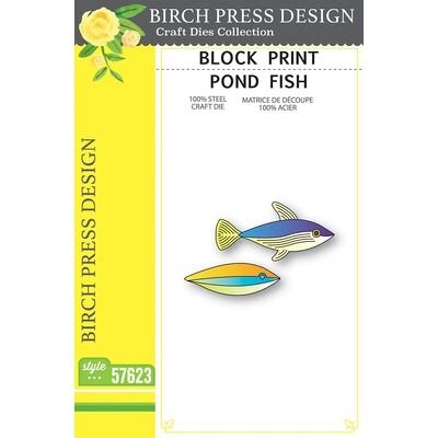 Pond Fish - Block Print - Die Set