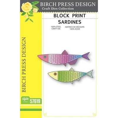 Sardines - Block Print - Die Set