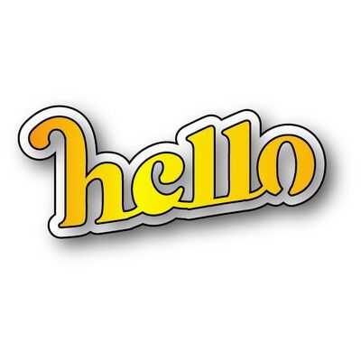 Cheery Hello - Die Set
