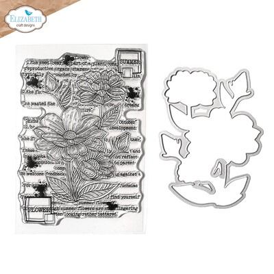 Summer Flower - Clear Stamp and Die Set