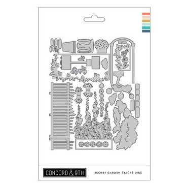 Secret Garden Stacks - Die Set
