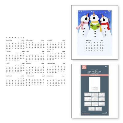 DIY 2026 Calendar - BetterPress Press Plate